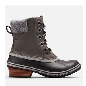 Sorel Slimpack II Lace Womens boot- Color Quarry